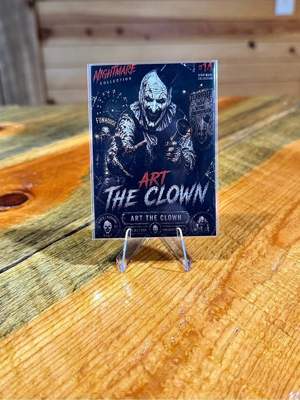 Art The Clown Terrifier Custom Horror Card